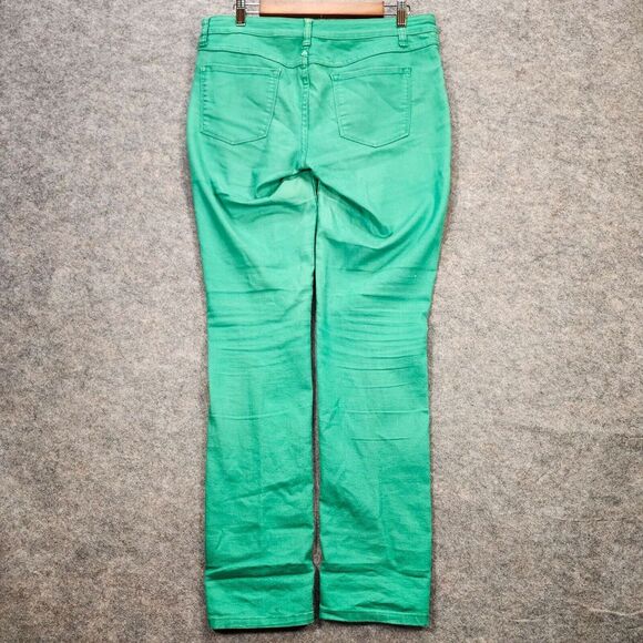 Prana Womens Kara Jean 10/30 Green Denim Stretch Cuffed Organic Cotton Soft Fade - Picture 16 of 16